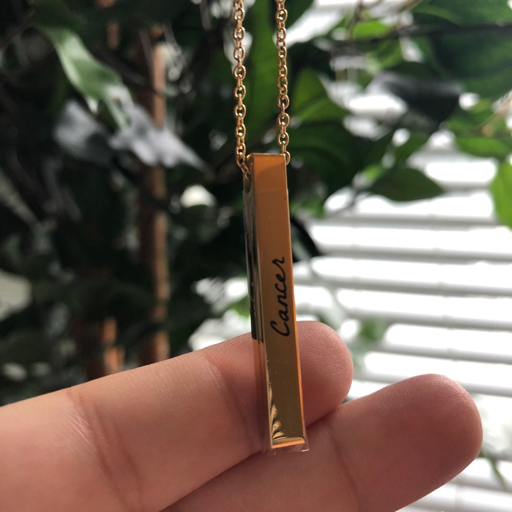 18k Gold plated of a Cancer zodiac sign